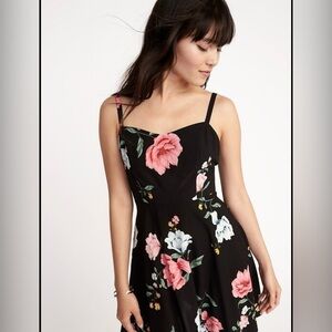 Old Navy Black Floral Cami